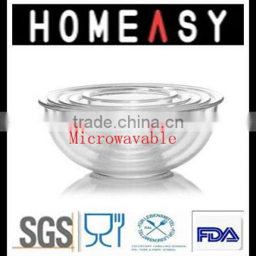 hot sale Beijing HOMEASY Microwave Heat-resistant Glass Bowls