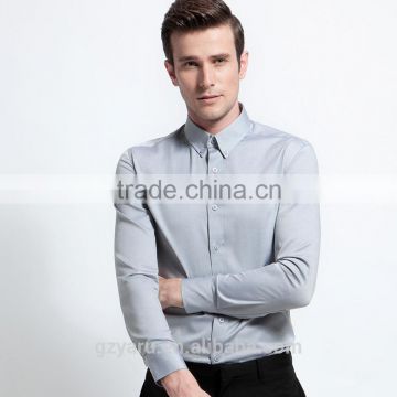 Men's Classic Solid color Dress Business Cotton Shirts
