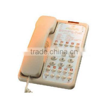 Professional hotel telephone set connect with PABX intercom