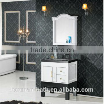 HM-070(ABS)Wholesale Country Style Classic ABS Bathroom Cabinet With Mirror