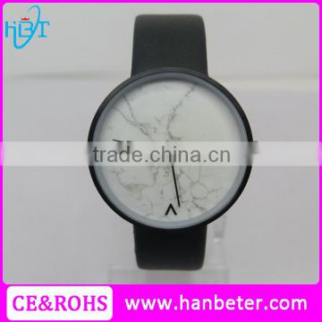 2016 hot sale stainless steel high quality marble watch in the horse case