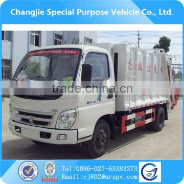 Foton small garbage compactor truck for sale