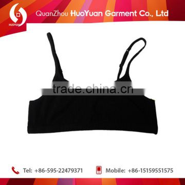 Top quality young girl underwear tube top short Camisole.low pir moq huoyuan