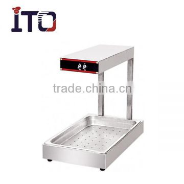 CH-819 Counter Top Electric Stainless Steel Portable Chips Warming Machine