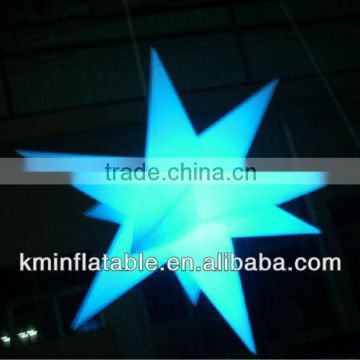 blue inflatable star