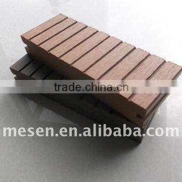 Wood Fiber + HDPE WPC Composite Solid Outdoor Decking Timber