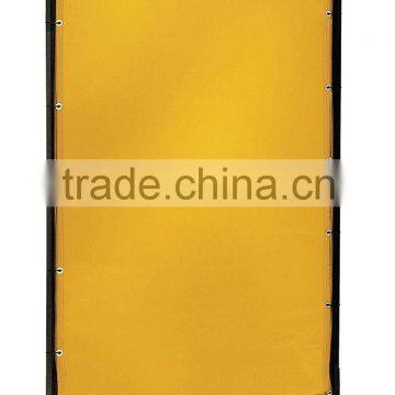 Transparent Vinyl Welding Screen, Height: 6 ft., Width: 10 ft., Yellow