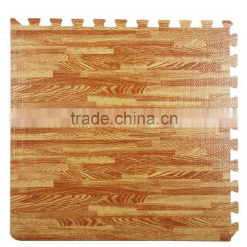Popular Kamiqi EVA foam Jigsaw puzzle mats new design wood grain