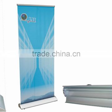 the base can open, aluminium roll up display