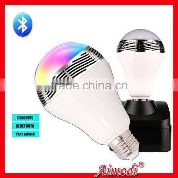 multifunction residential led bulb bluetooth speaker with app control