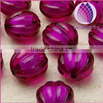 miracle purple 12mm Bulk chunky acrylic faceted pumpkin ball beads