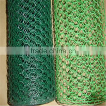 galvanized & pvc Hex wire mesh (factory )