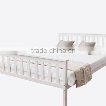 Hot selling made in china pine wooden single bed