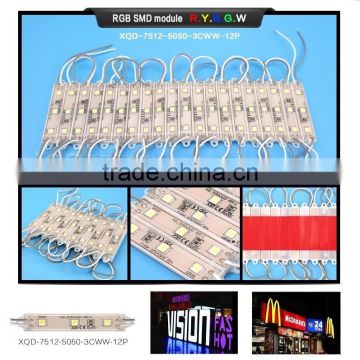 All XQD modules for signal letter glue ip68 smd 5050 rgb led smd 2835 chip gold wires led light module