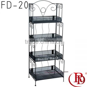 FD-20 metal wire basket display rack