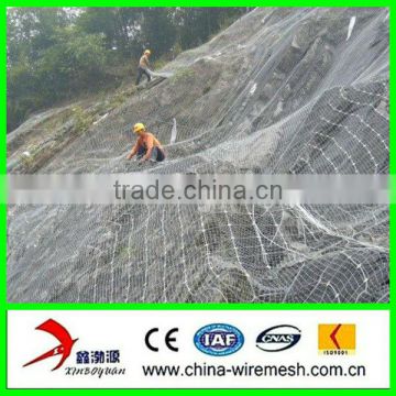 High-strength steel slope protection nets