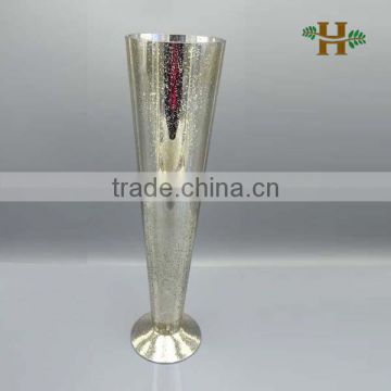 Made In China Light Champagne Color Glass Vase Factory