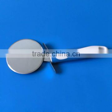Stainless Steel Pizza Cutter with plastic handle,blue and white handle RH-1403