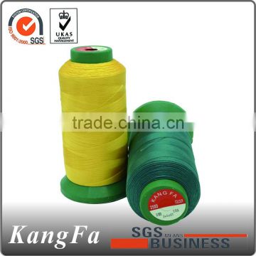 factory hot selling 210D/2/3 nylon leather sewing thread/air gilm thread