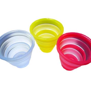 Yellow Or Gray Food Grade Telescopic Cup
