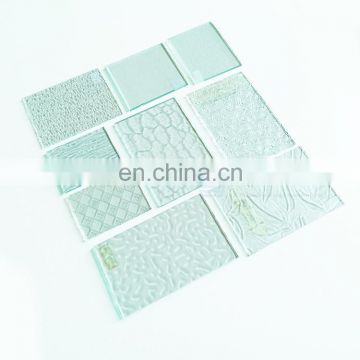 China 4mm 5mm floral diamond nashiji kasumi karatachi mistlite chinchill decorative clear transaprent patterned glass m2 price