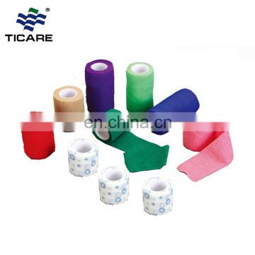 Easy Tear Cohesive Adhesive Wrap Manufacture Bandage Roll