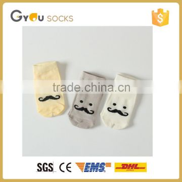 Bulk Wholesale Small Beard pattern baby cute socks in high quality