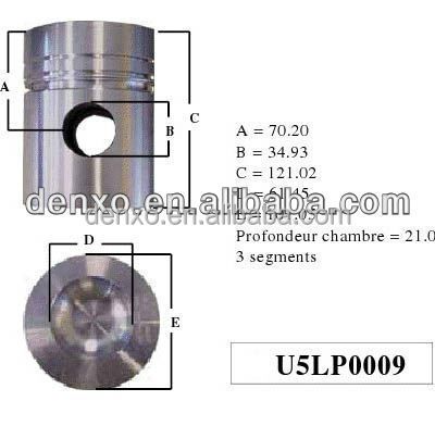 68814 Tractor Engine Piston for Perkins