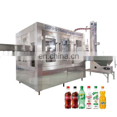 2000BPH 200ml-2000ml plastic bottle automatic carbonated drink soda water filling bottling machine