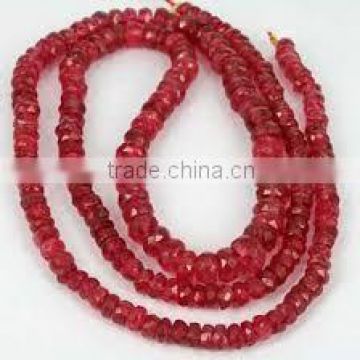 RED SPINEL beads