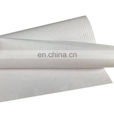 Factory price PVC flex banner rolls frontlit glossy banner material 380g (cold lamination,500*500 9*9 )