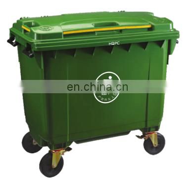 Wholesale Custom Size 120 Liters Outdoor Street Plastic Trash Can Big Trash  Can Green with Lid Wheeled Trash Can - China Plastic Bin and Plastic  Products price