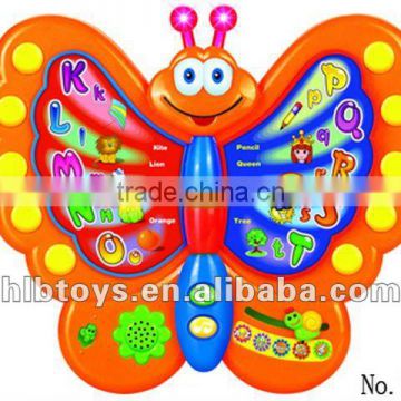 educational toy , learning machine ,Butterfly Talking Alphabet Book w/lights ,music