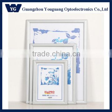 High Quality: 25mm A4 size Aluminum snap frame a4 size sign boards, Sanap frame Poster frame