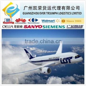 Cheap air freight rate from China to DEL,BLR,BOM,CCU,MAA,HYD India