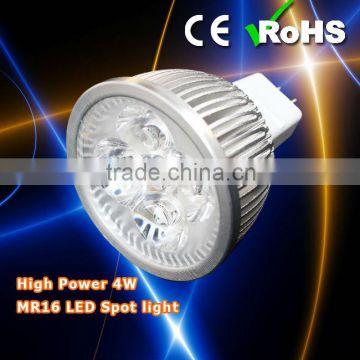 High power MR16 12V 4w Led Spot Light,2 years warranty