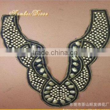 Fashion water soluble pearl neck lace design