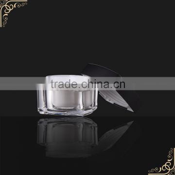 120g round cream jar with golden lid pump cosmetic container