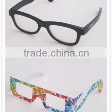 Popular hot selling custom branded colorful foldable plastic /paper passive circular polarized 3d glasses