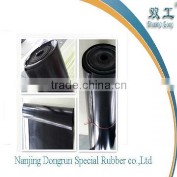 55 ShoreA black CR rubber sheet