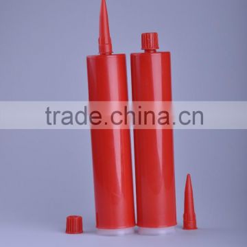 320ml high quality empty plastic tube equivalent RTV silicone sealants tube