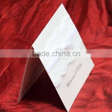 Top grade hot selling customized sweet wedding card beauty