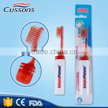 High quality best selling popular clean teeth foldable toothbrush