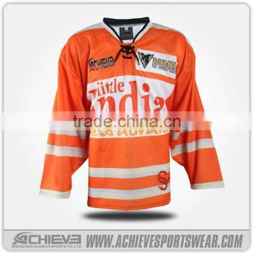 dye sublimation hockey sportswear custom personal hockey jersey