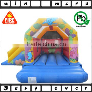 high quality dinosaur combi bouncy castle slide for sale
