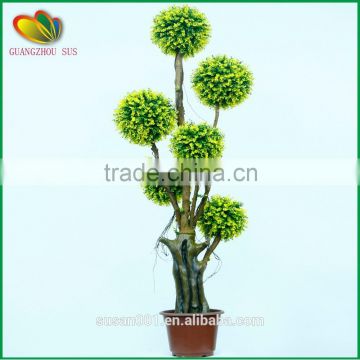 artificial topiary grass ball grame for home decoration