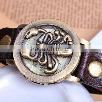 leather watch band leather watch bracelet leather strap KSQN-08