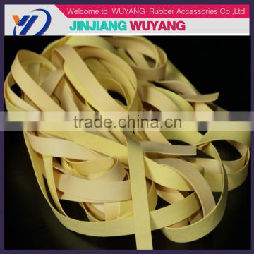 2016 Durable economic rubber belt for bodywear china supplier elastic rubber tape in quanzhou