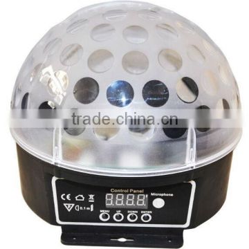 Video! LED Magic Ball with 6pcs 3W RGB LEDs Music Activated Led Effect Light