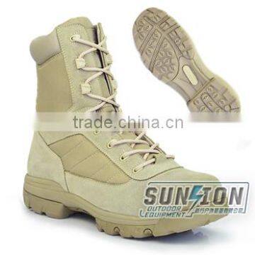 Hot selling Military Boots adopt cowhide full grain leather material with anti-slip, anti-abrasion feature with army standard